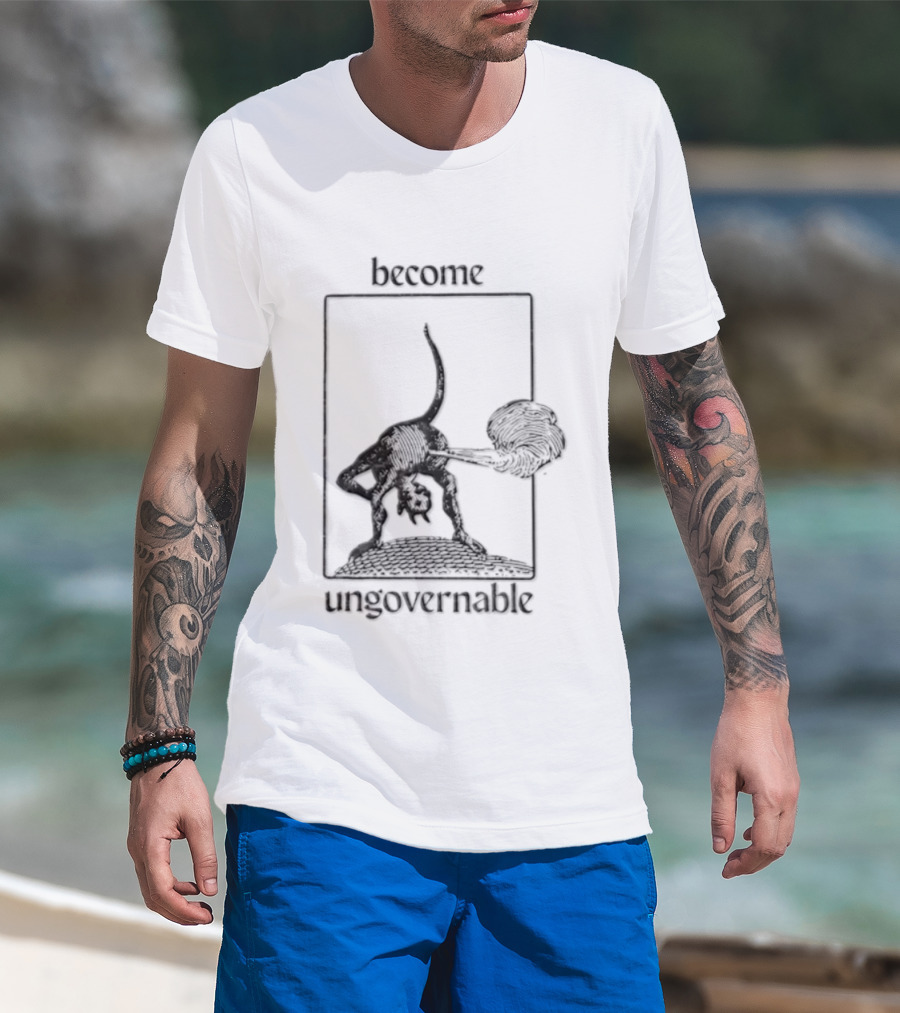Become Ungovernable Fart Demon Anarchist T-Shirt