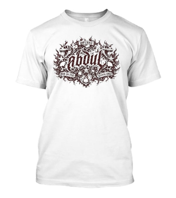 Inferno Park Man On Fire Abduzeedo T-Shirt