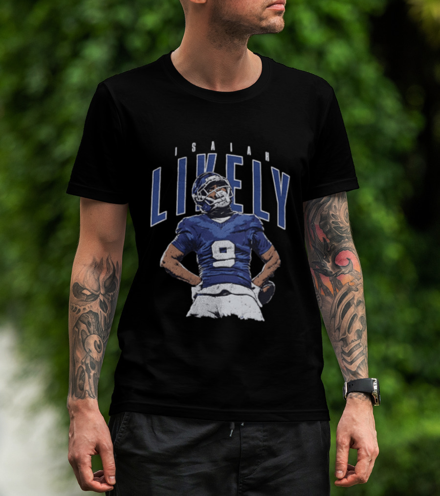 Isaiah Likely Coastal Carolina Football Number 9 Hands On Hips T-Shirt
