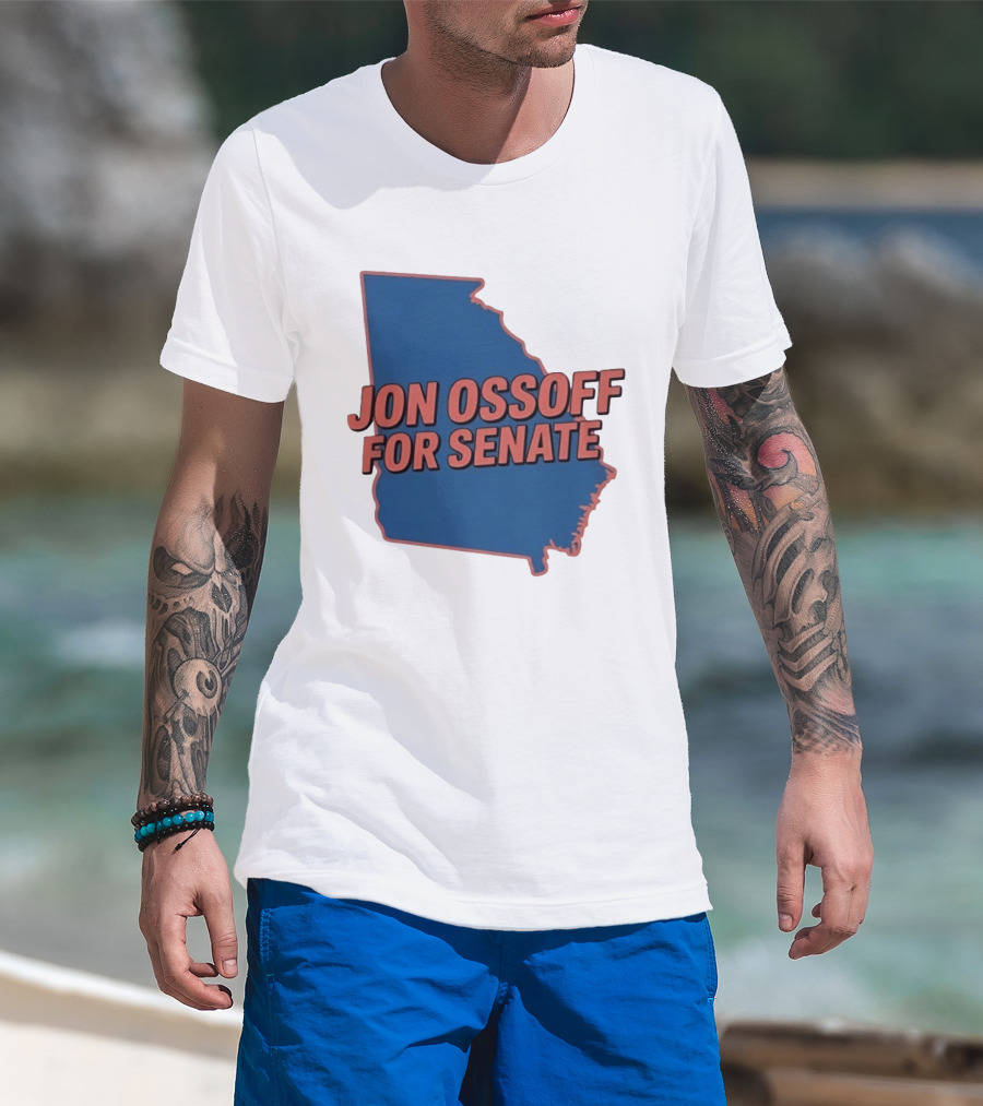 Jon Ossoff For Senate Georgia Map Election T-Shirt