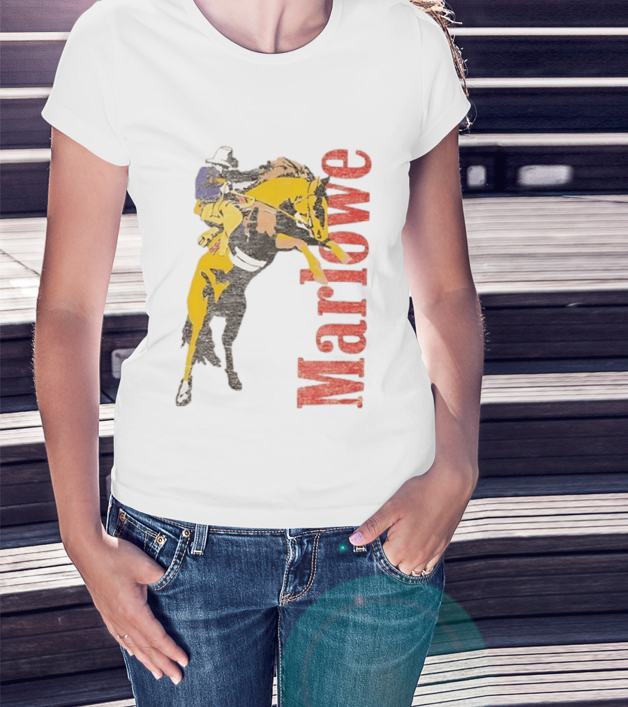 Marlowe Cowboy Horse Rider Western T-Shirt