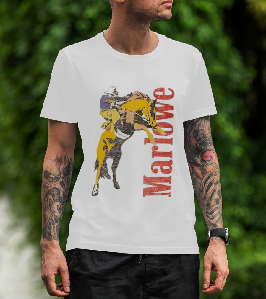 Marlowe Cowboy Horse Rider Western T-Shirt