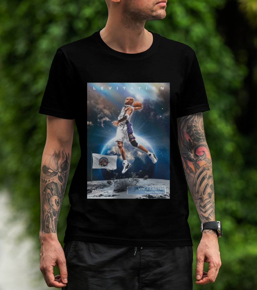 Vince Carter Levitation Toronto Raptors Basketball Legend T-Shirt