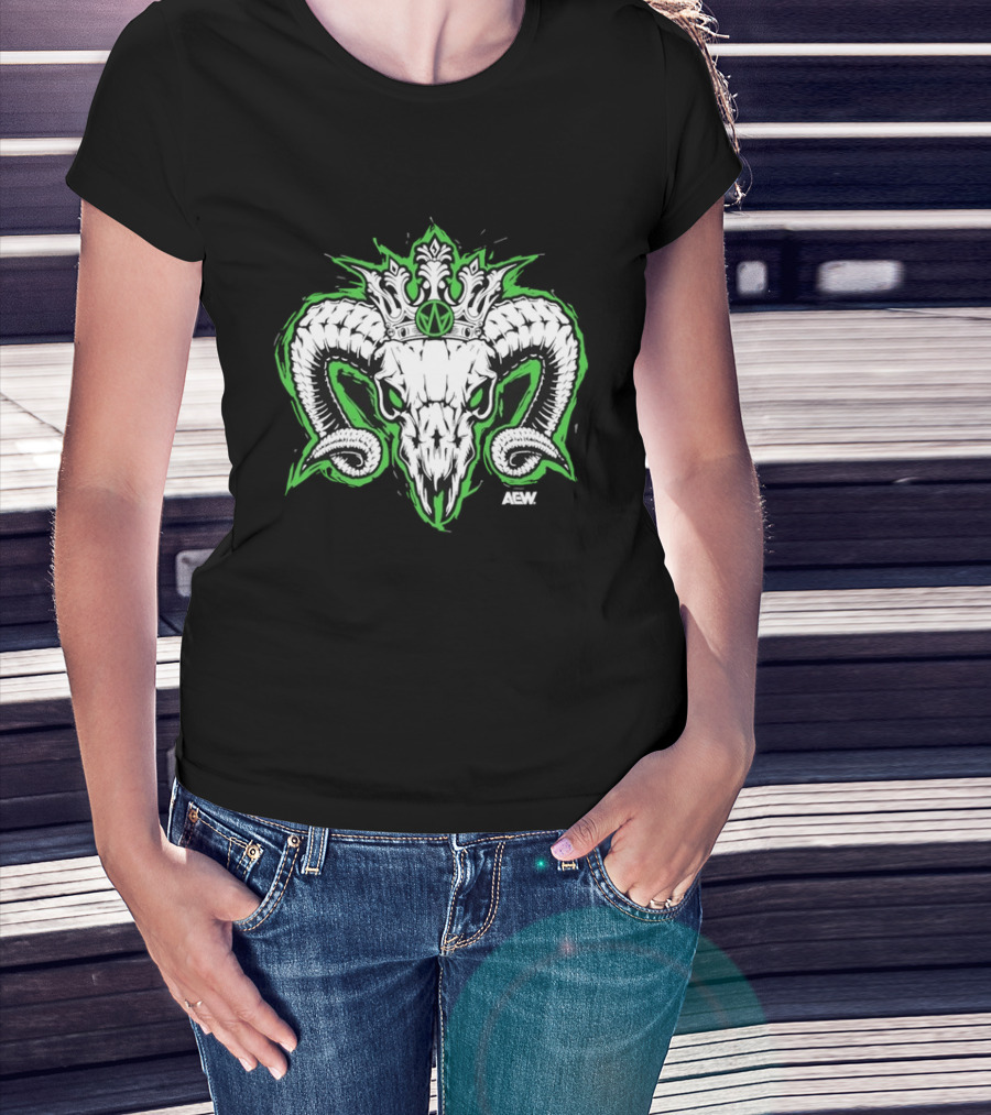 Will Ospreay GOATed Crowned Ram Skull Youth T-Shirt