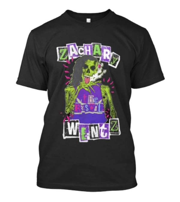 Zachary Wentz The Rascal Green Skeleton Smoking T-Shirt