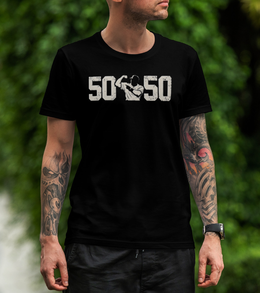 Albert Belle 50 HR 50 Doubles Iconic Baseball T-Shirt