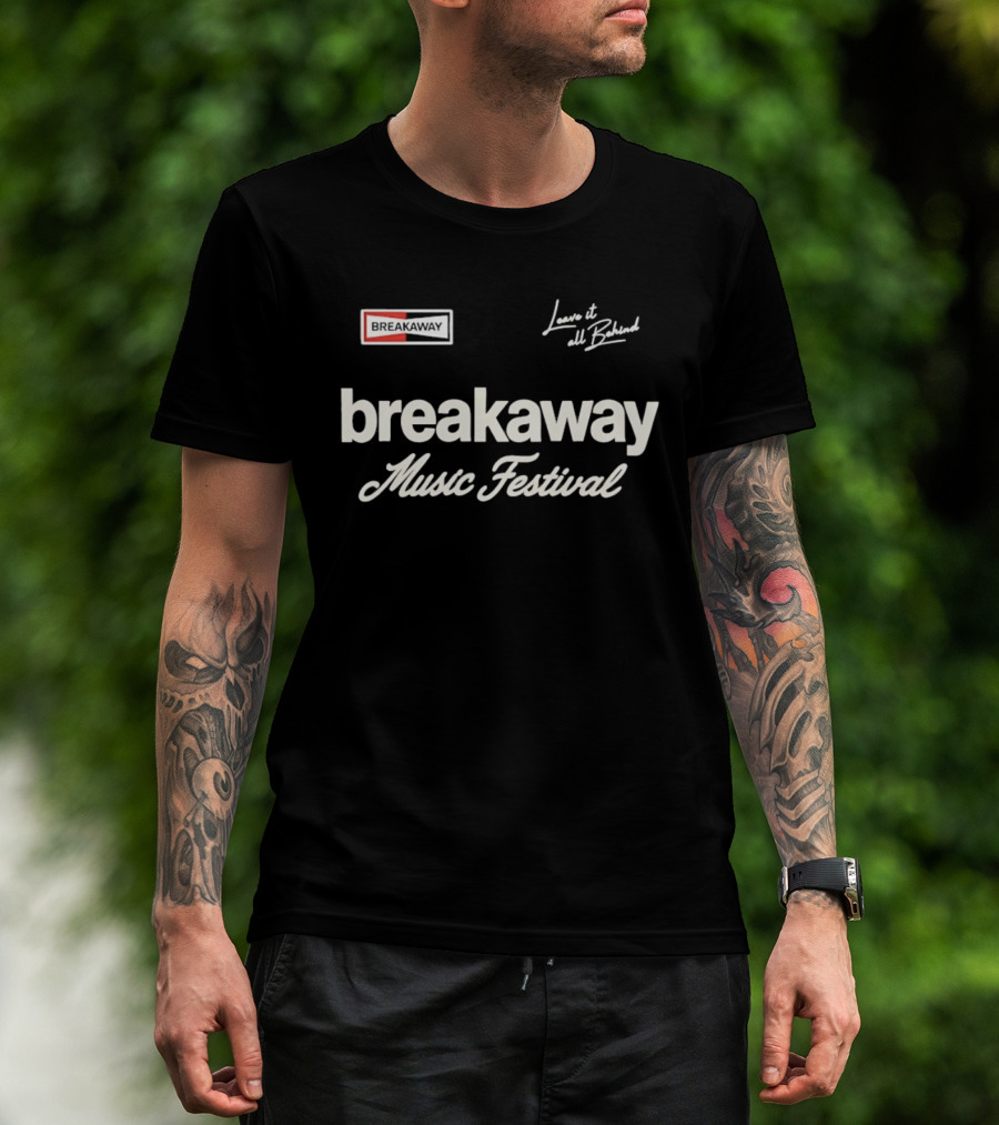 Breakaway Music Festival Leave It All Behind Budweiser T-Shirt