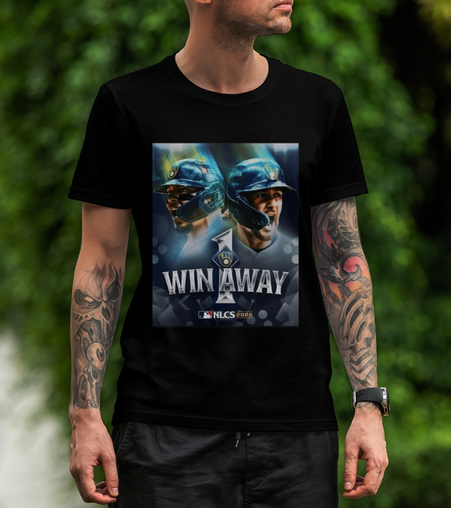 Milwaukee Brewers Win Away 2026 NLCS Championship Team Celebration T-Shirt