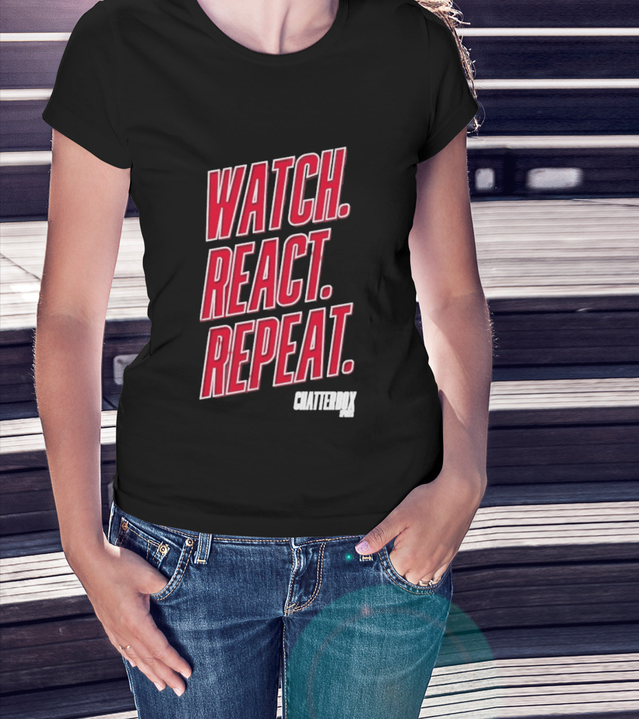 REACT REPEAT Chatterbox Sports T-Shirt