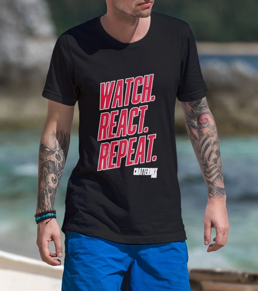REACT REPEAT Chatterbox Sports T-Shirt