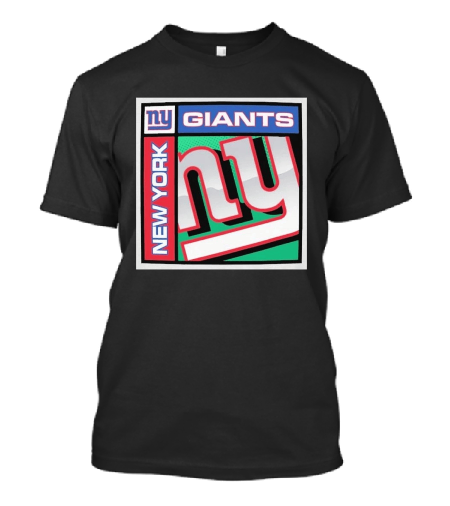 New York Giants '47 Chrome Plate Franklin Vintage Style Football T-Shirt