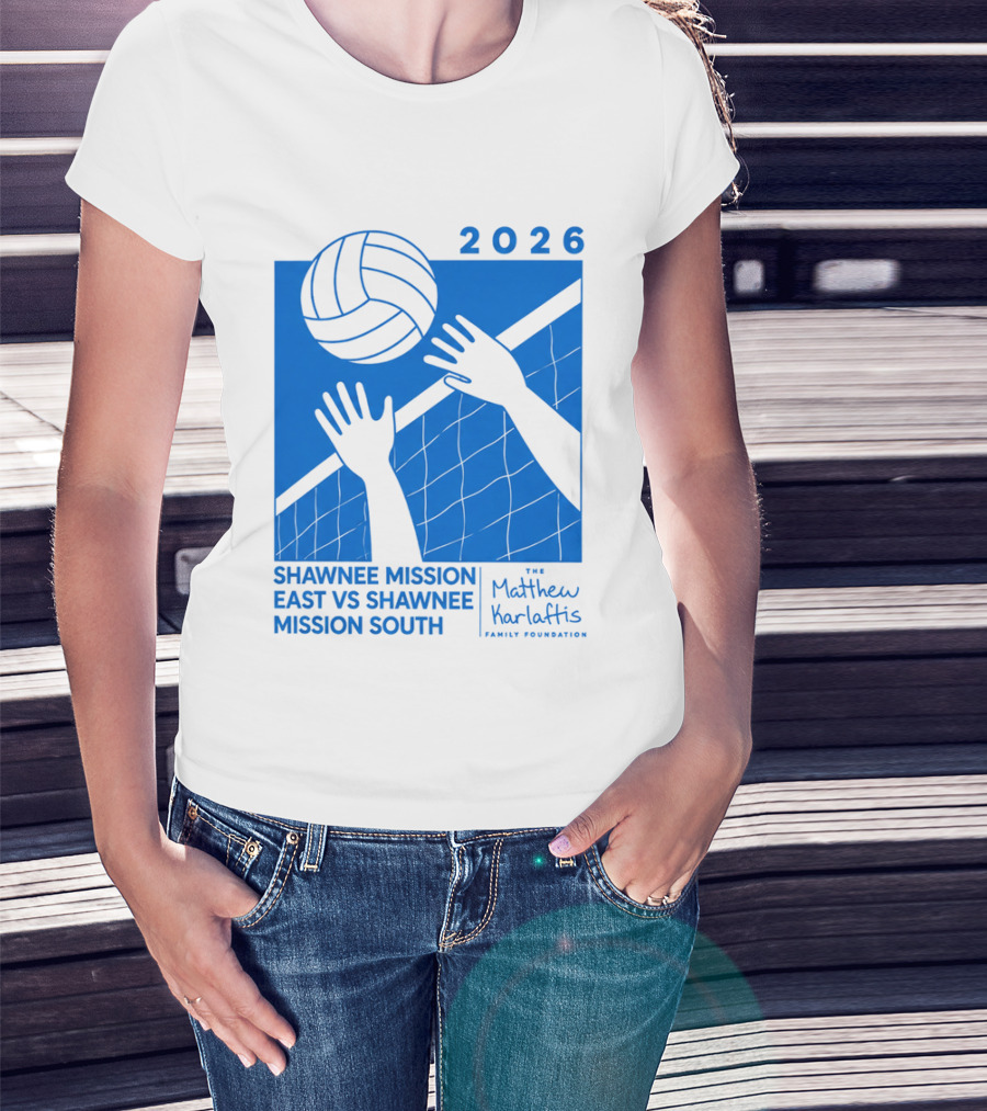 Shawnee Mission East Vs Shawnee Mission South Volleyball 2026 T-Shirt