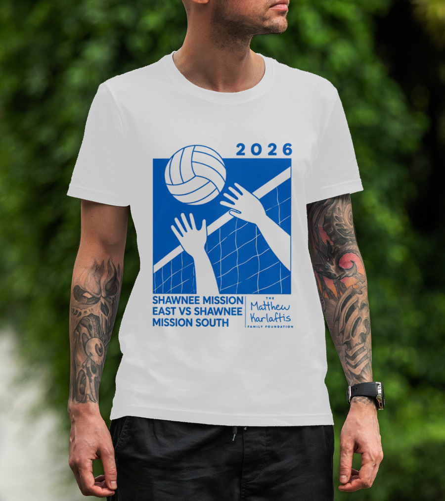 Shawnee Mission East Vs Shawnee Mission South Volleyball 2026 T-Shirt