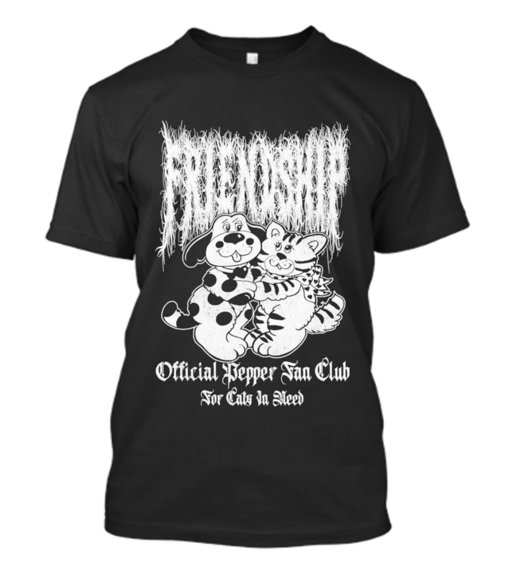 Official Pepper Fan Club For Cats In Need Friendship Pepper Club T-Shirt
