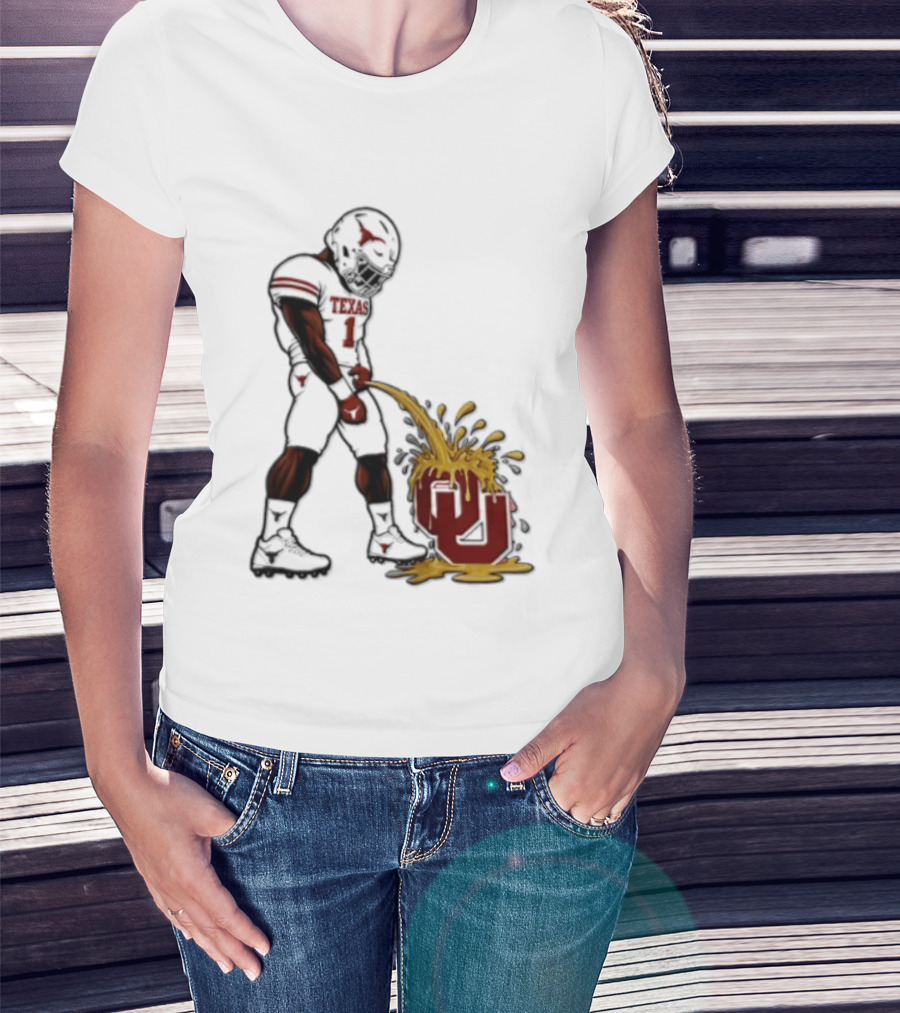 Colin Simmons Texas Football Rivalry With Oklahoma Sooners T-Shirt