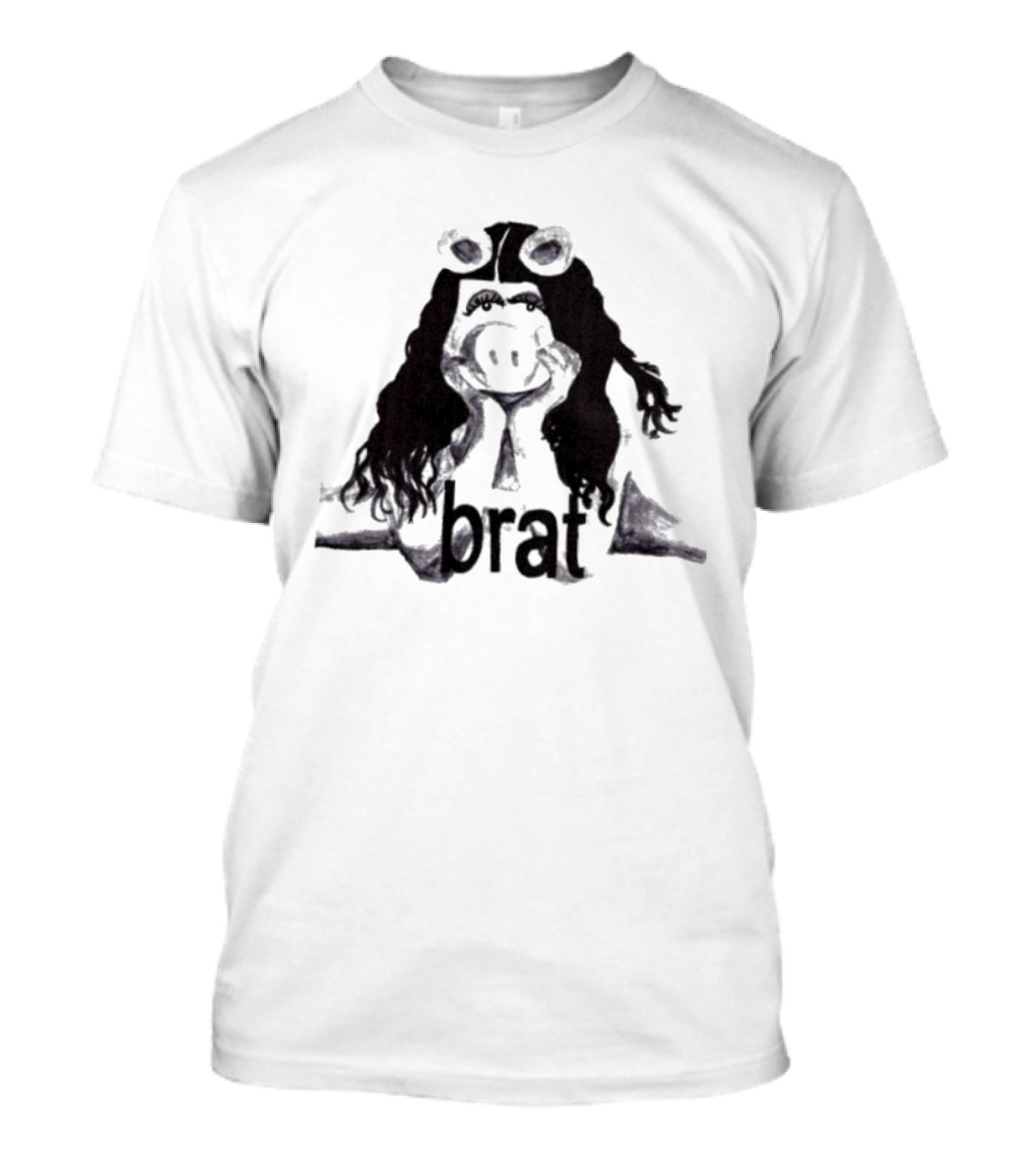 Miss Piggy Brat Muppets Charli XCX T-Shirt
