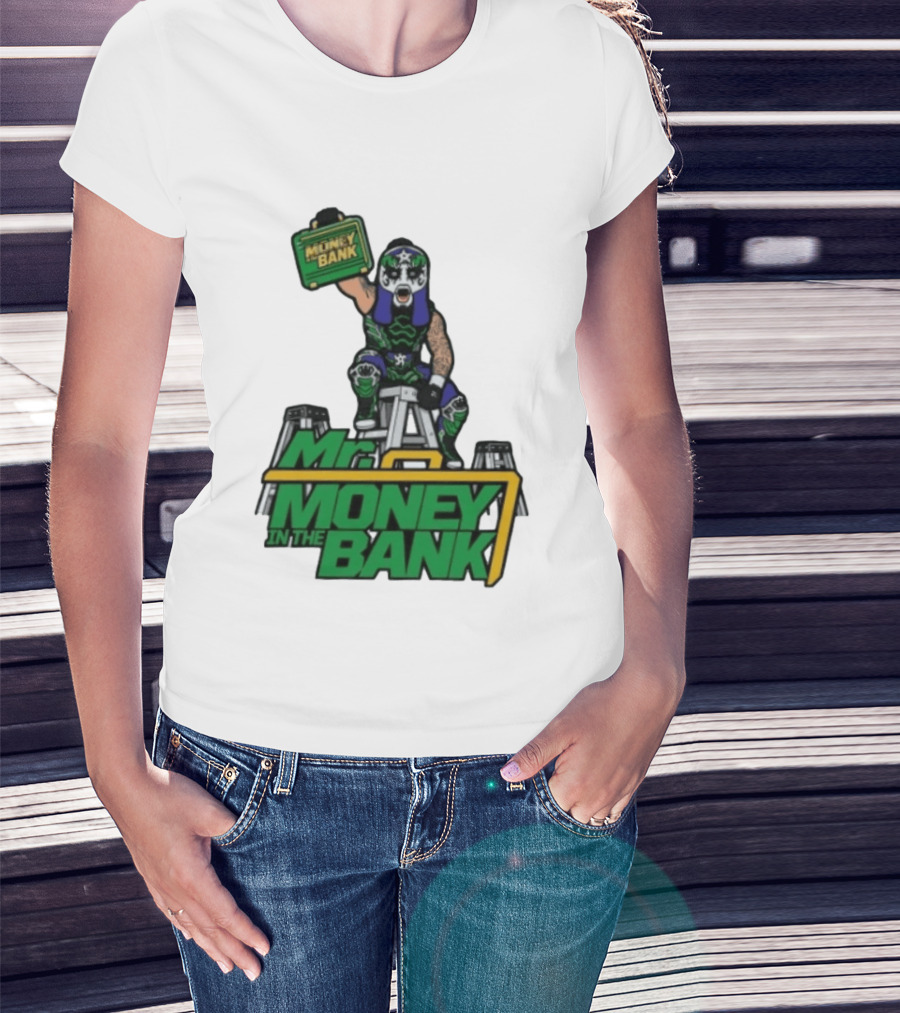 Mr Money In The Bank WWE Ladder Match Wrestling Superstars T-Shirt