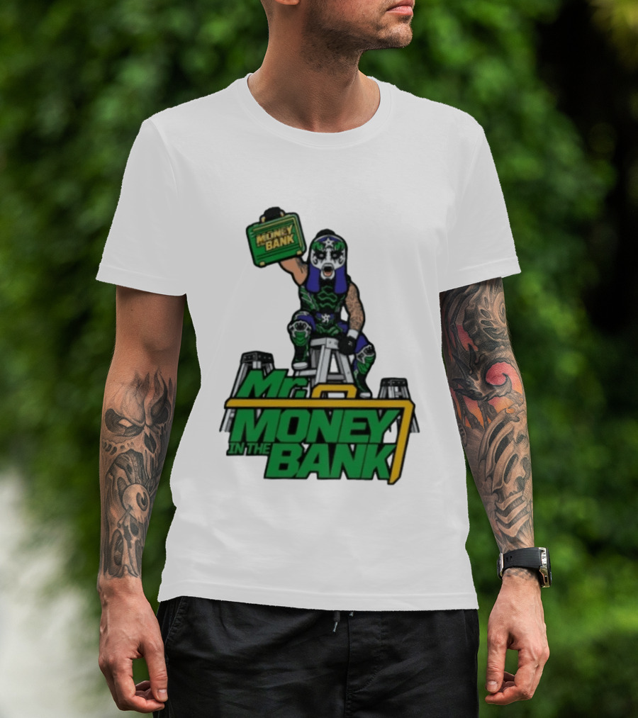 Mr Money In The Bank WWE Ladder Match Wrestling Superstars T-Shirt