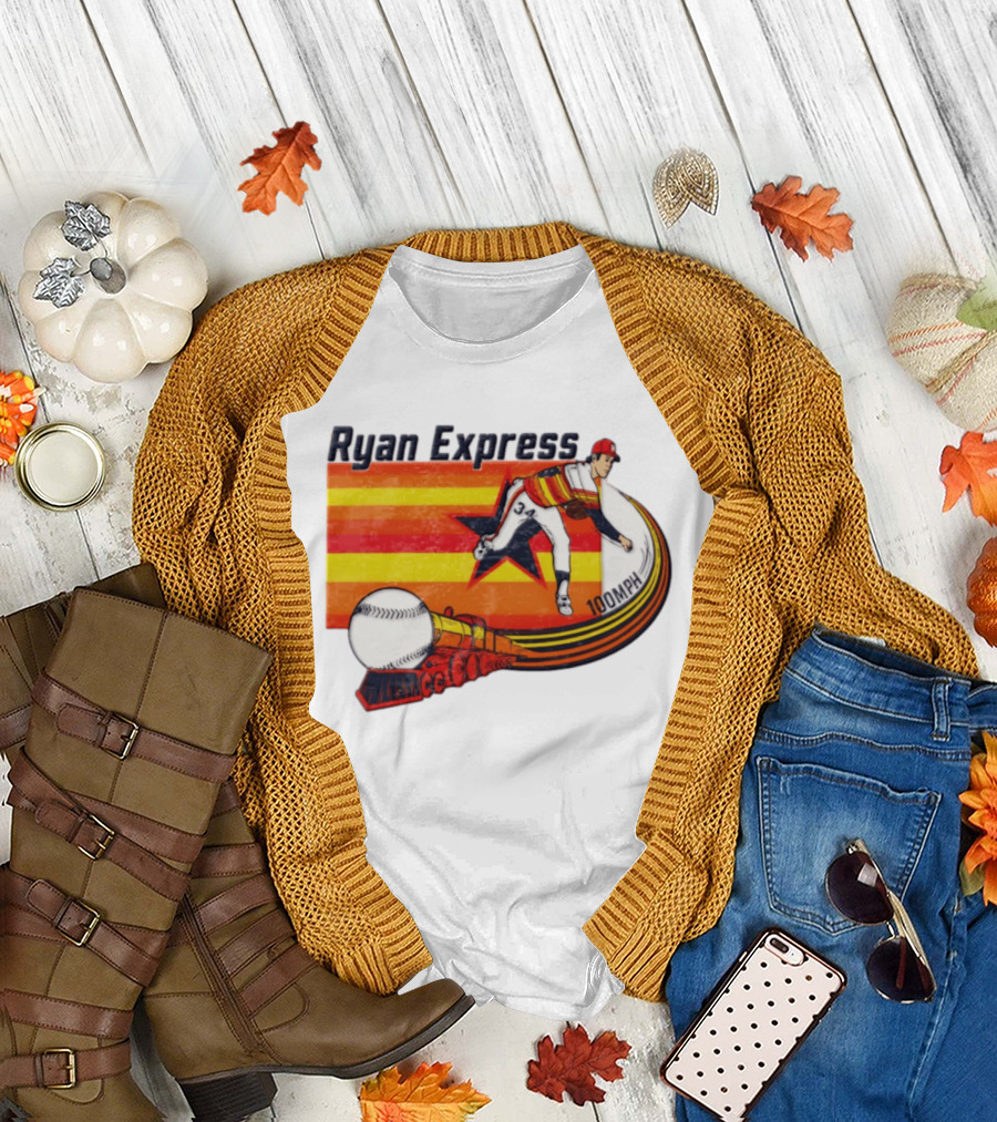 Ryan Express Pitcher 100 MPH Train 34 Star T-Shirt