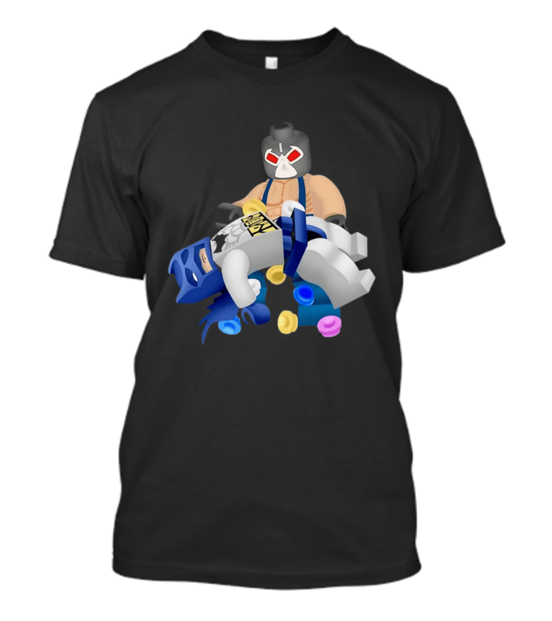 LEGO Bane Breaking Batman DC Comics Minifigure Scene T-Shirt