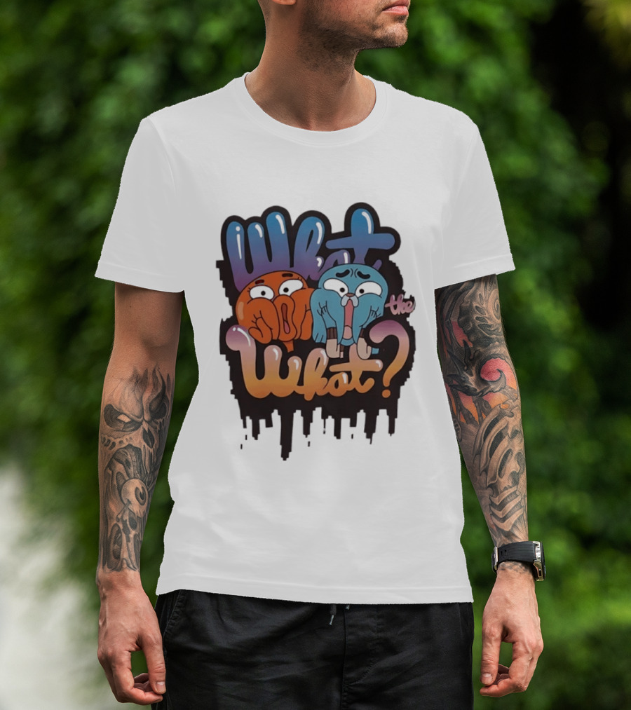 Gumball And Darwin What The What Cartoon Network What The What T-Shirt