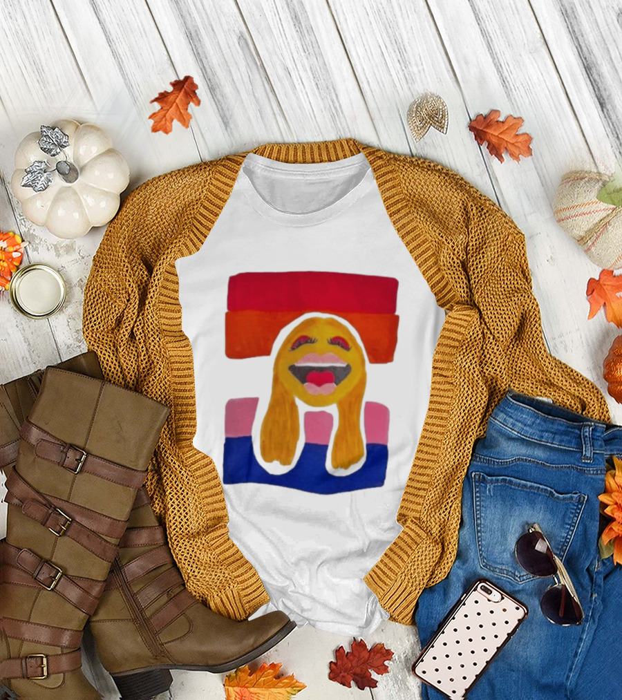 Janice Muppet Character With Lesbian Pride Colors LGBTQ The Muppets T-Shirt