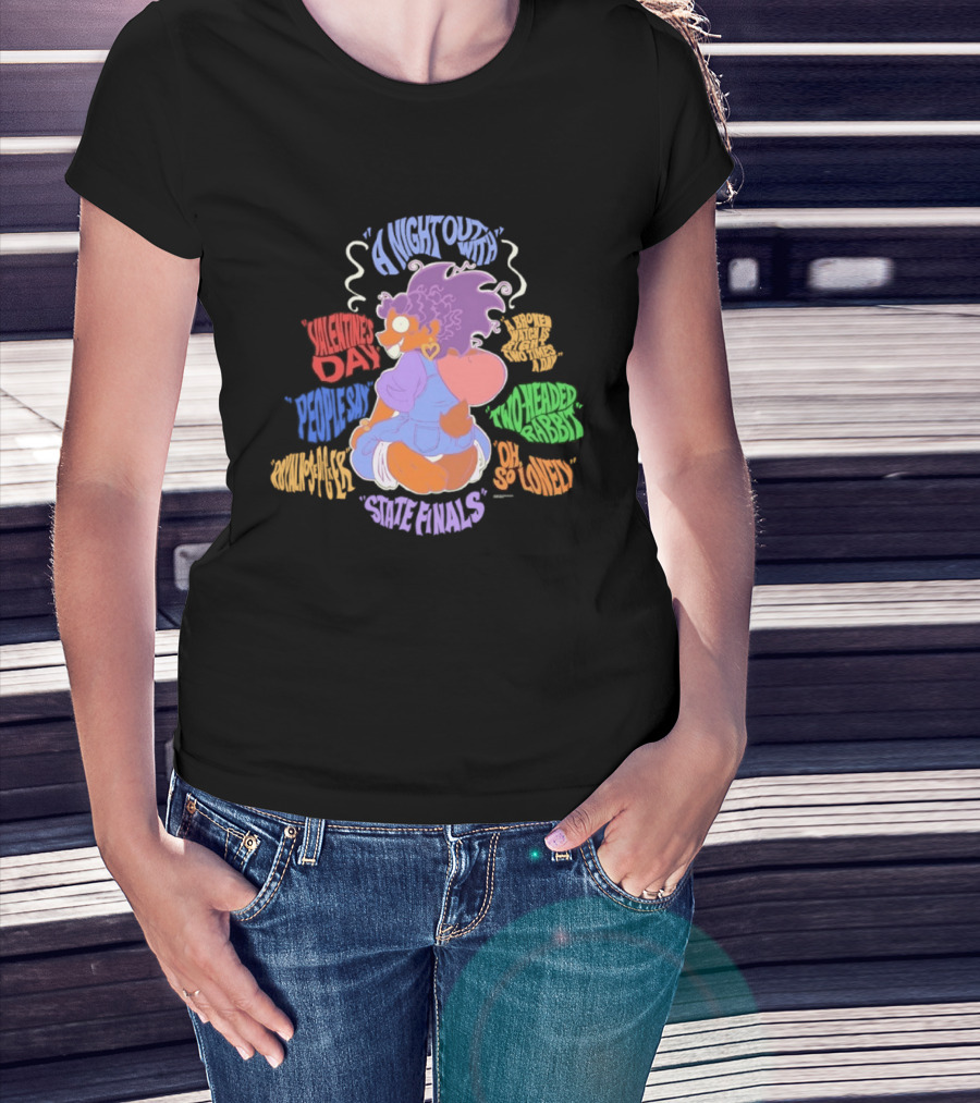 A Night Out Valentine's Day Two Headed Rabbit Rare Animals So Loved T-Shirt