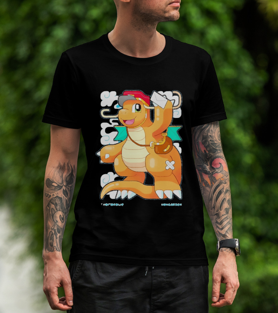 Thomdrower Nengarden Dragonite Mail Carrier T-Shirt
