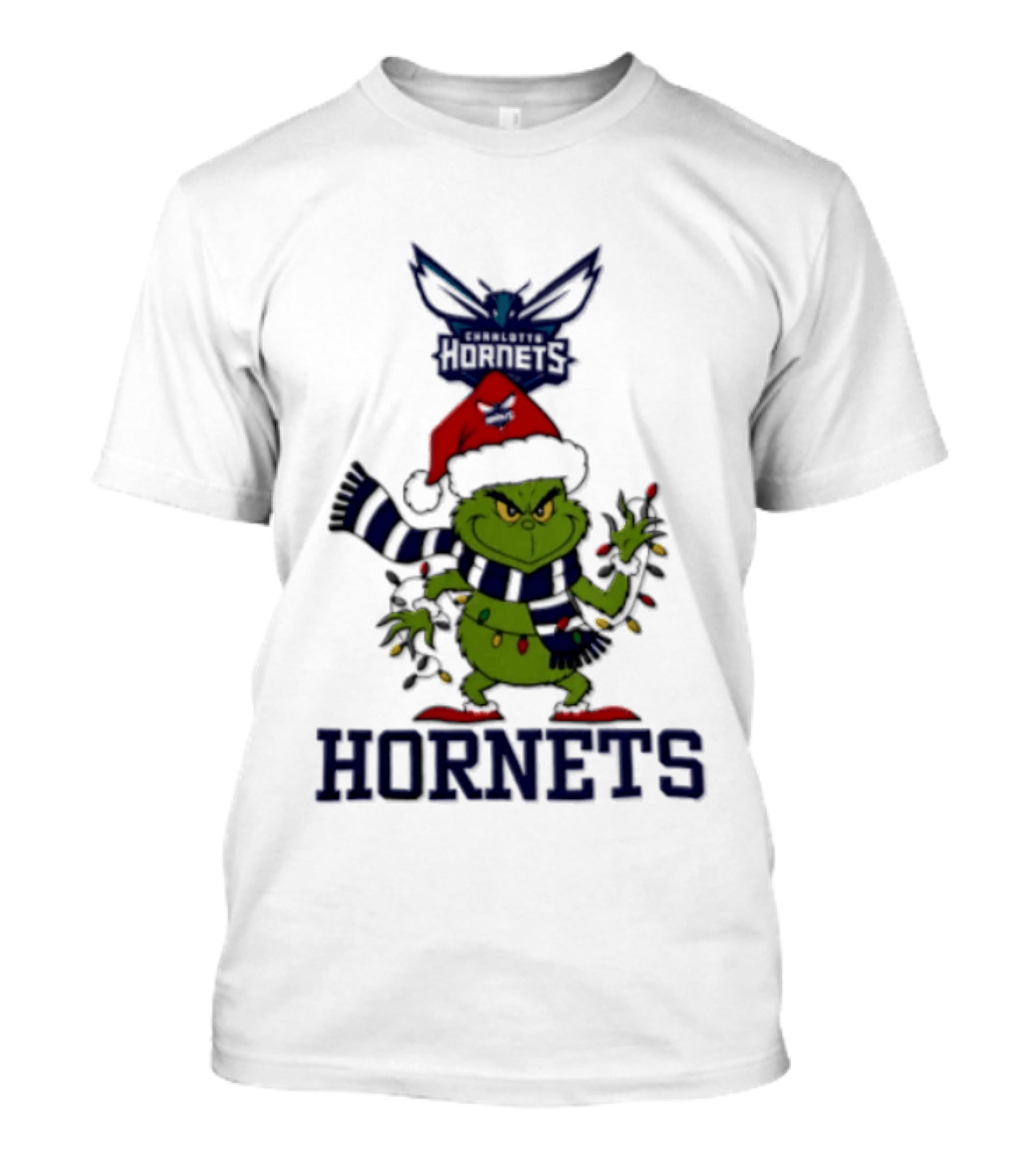 Christmas Grinch Charlotte Hornets Holiday 2026 T-Shirt