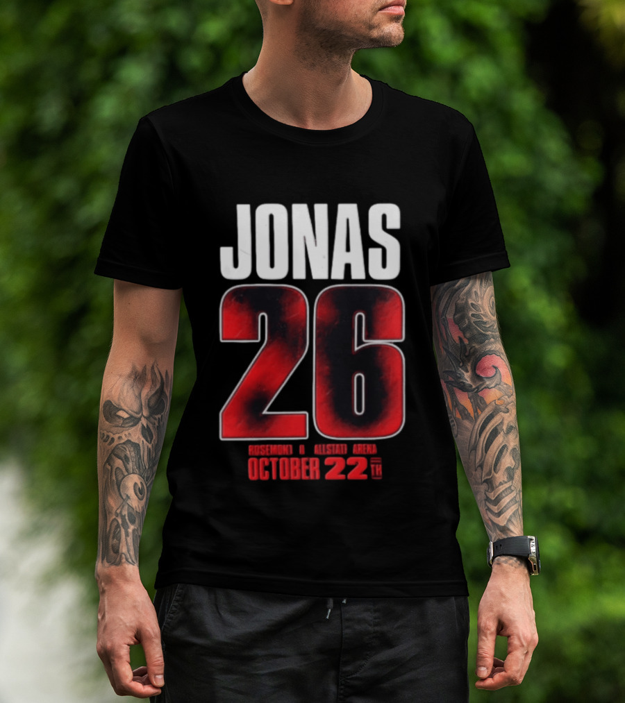 Jonas Brothers October 22 Rosemont Allstate Arena 2026 T-Shirt