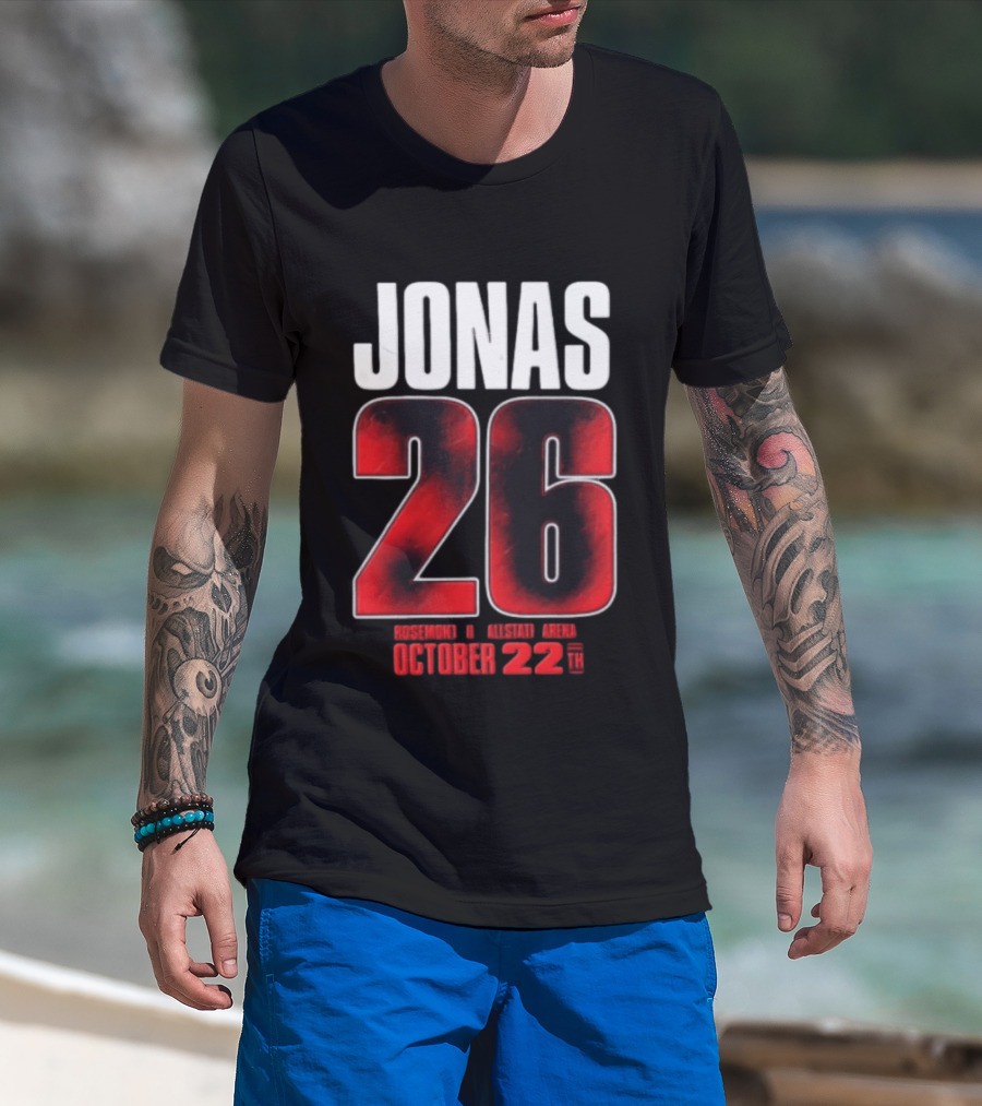 Jonas Brothers October 22 Rosemont Allstate Arena 2026 T-Shirt