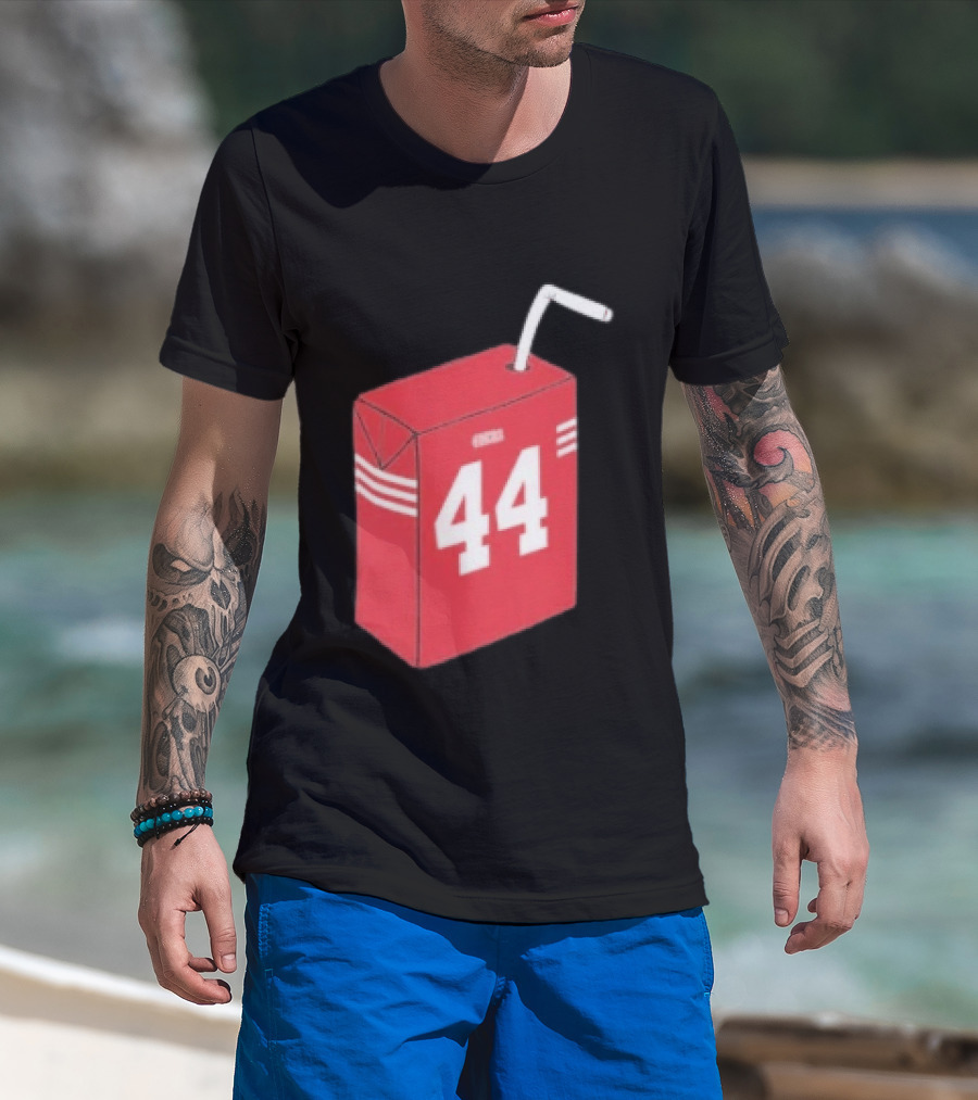 Kyle Juszczyk Juice Box Pack 44 San Francisco 49ers T-Shirt