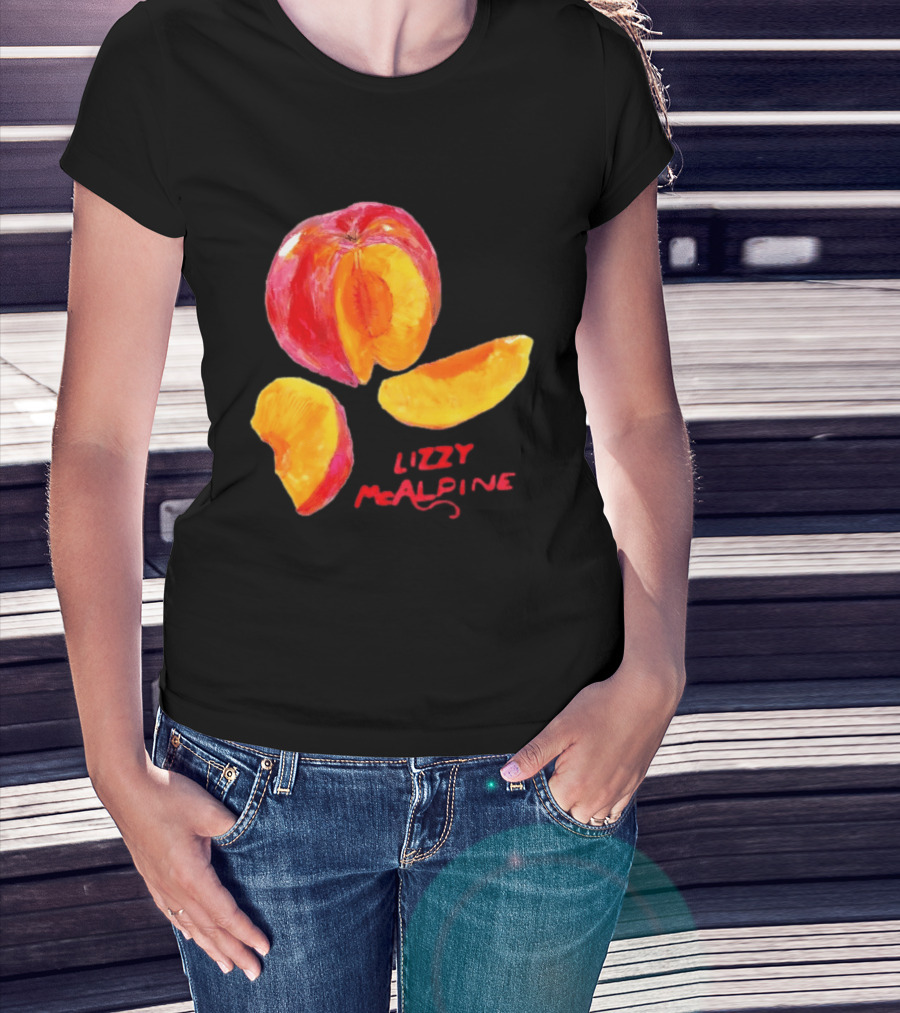 Lizzy McAlpine Peach Indie Folk Singer Songwriter T-Shirt