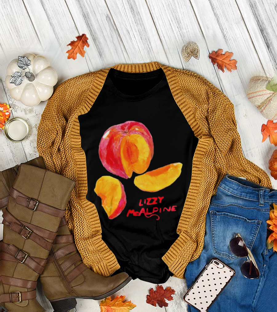 Lizzy McAlpine Peach Indie Folk Singer Songwriter T-Shirt