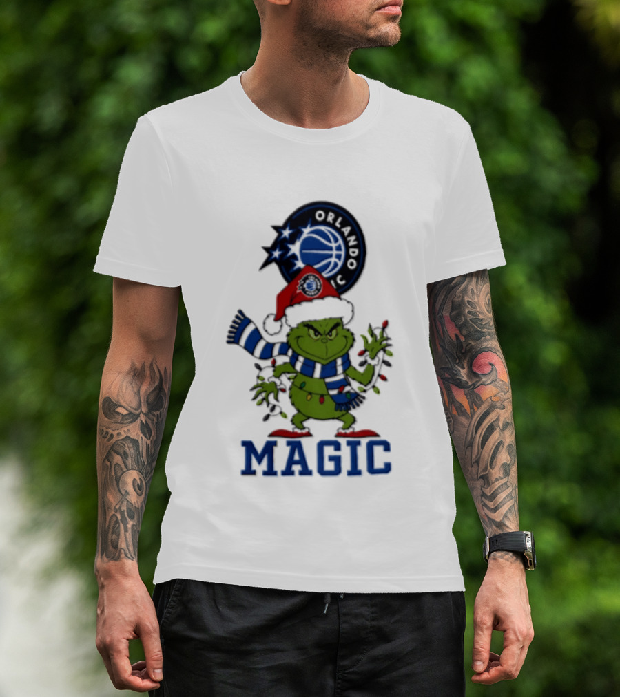 Grinch Orlando Magic Christmas 2026 Holiday Edition T-Shirt