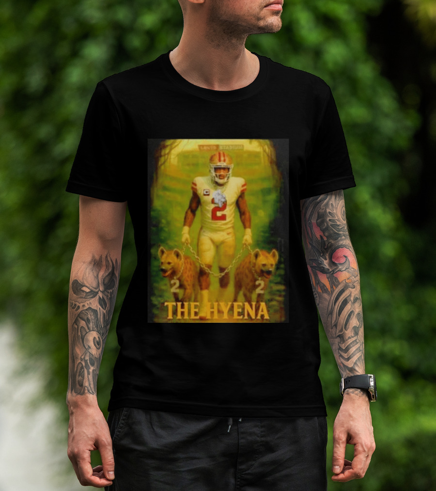Levi's Stadium Football Player Hyena Number 2 T-Shirt
