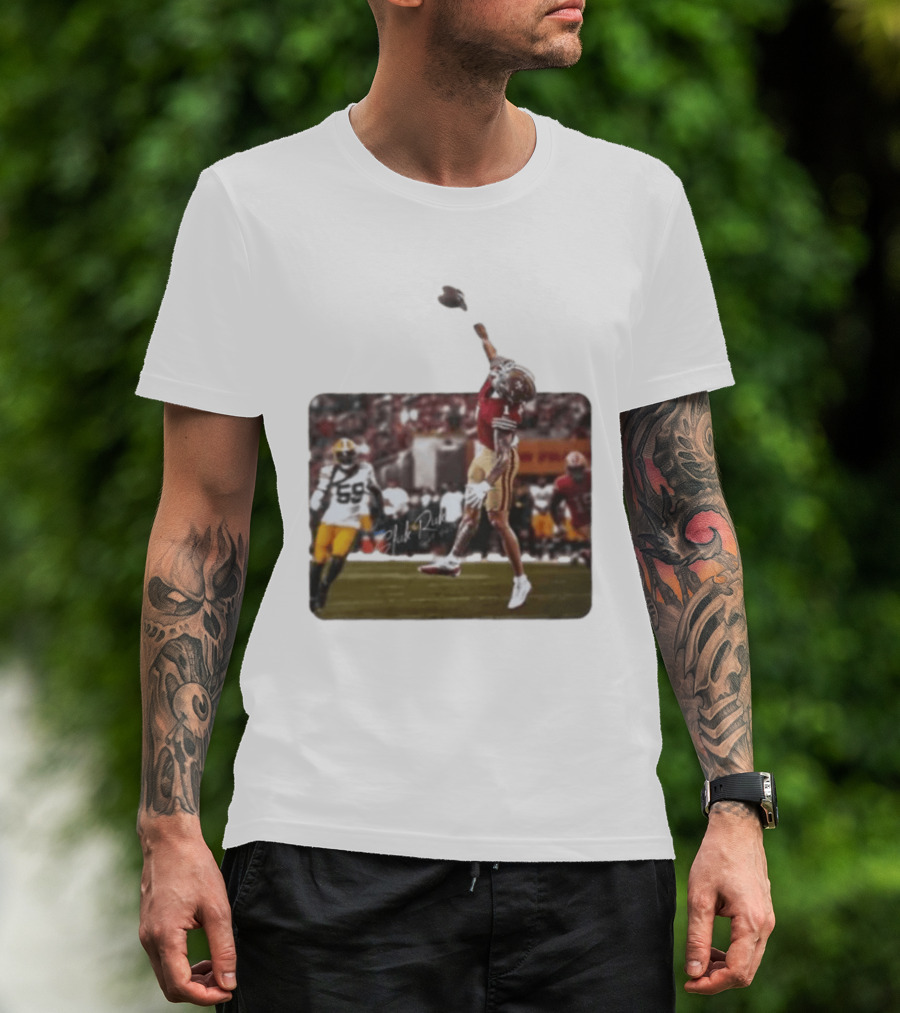 Slick Rick No 1 San Francisco 49ers Football Action Moment T-Shirt
