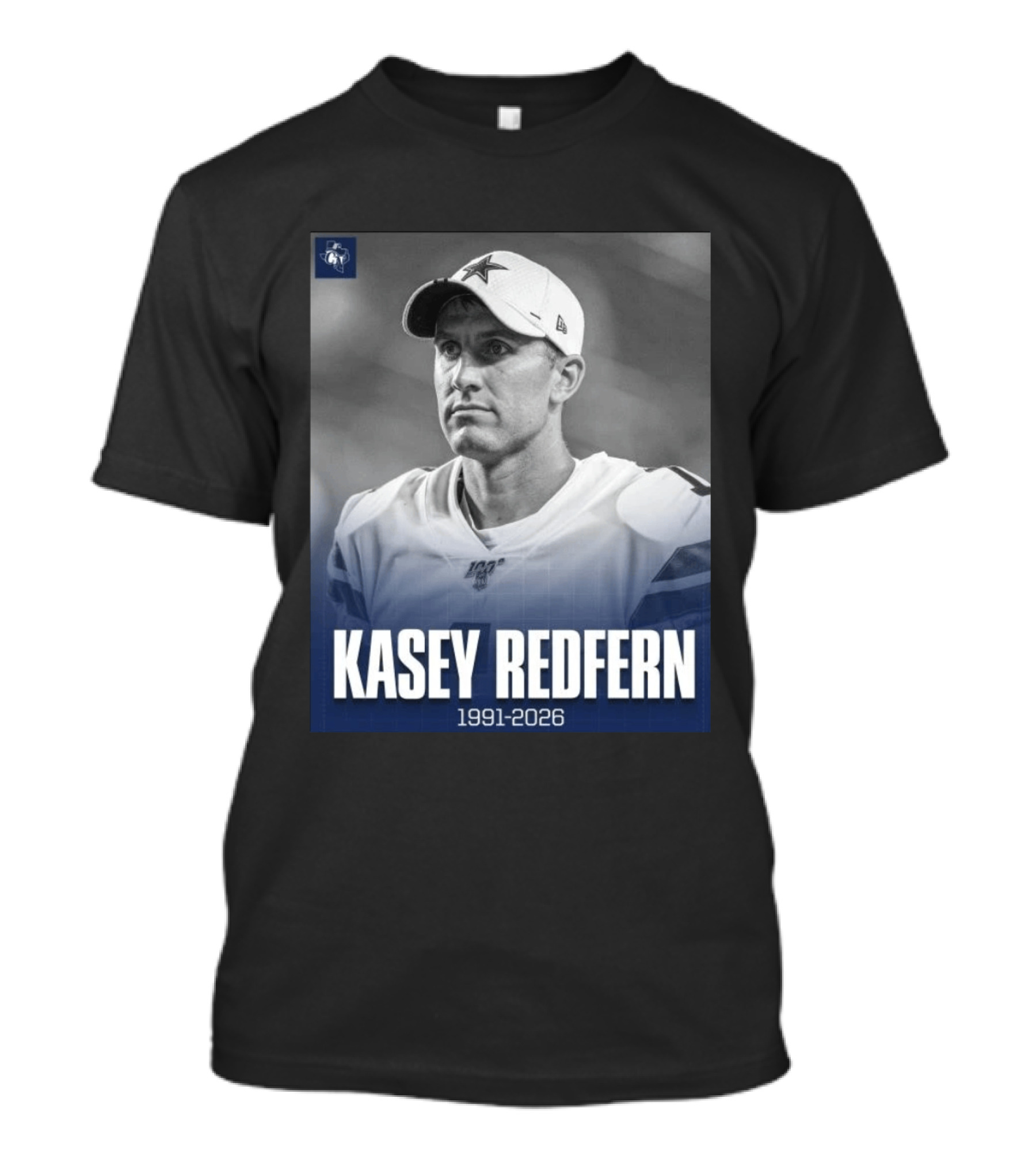 Kasey Redfern 1991 2026 R.I.P Cowboy T-Shirt