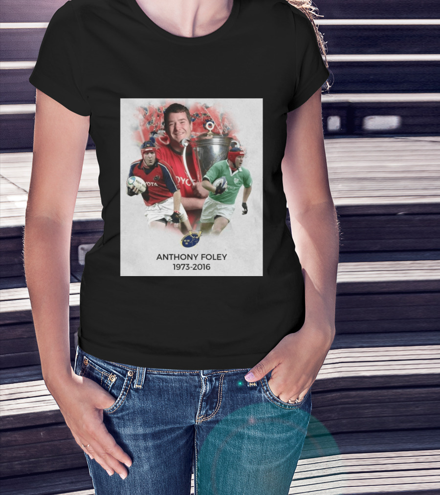 Anthony Foley Munster Rugby Legend 1973 2016 T-Shirt