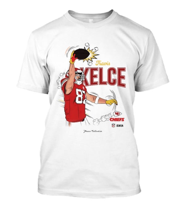 Travis Kelce Number 87 Kansas City Chiefs Football Chiefs 87 Kelce Player Catch T-Shirt