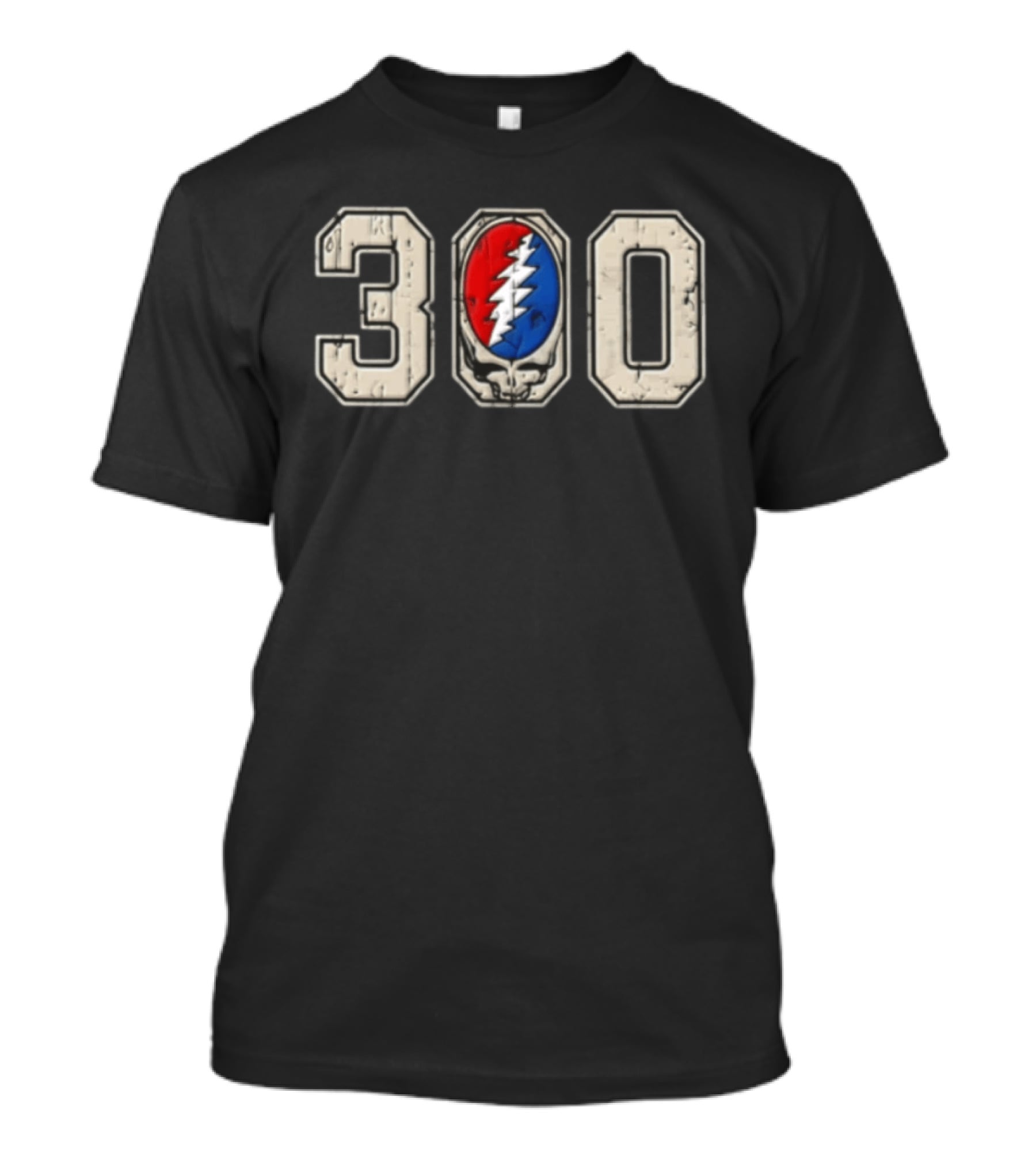 300 Grateful Dead Steal Your Face Icon Celebrating Thank You Bobby T-Shirt