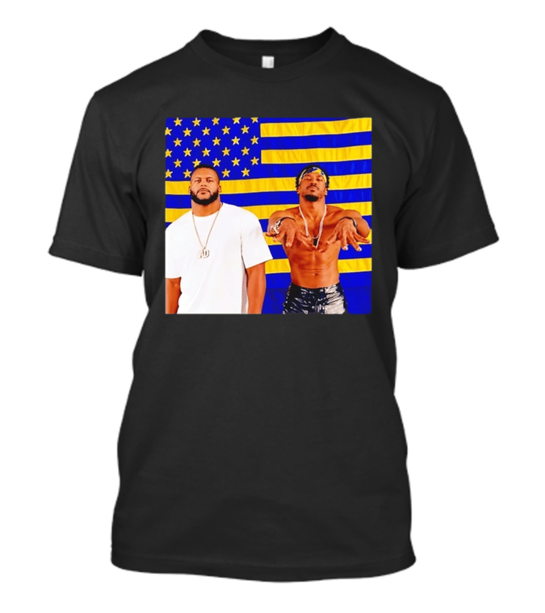 Aaron Donald And Jalen Ramsey Los Angeles Rams T-Shirt