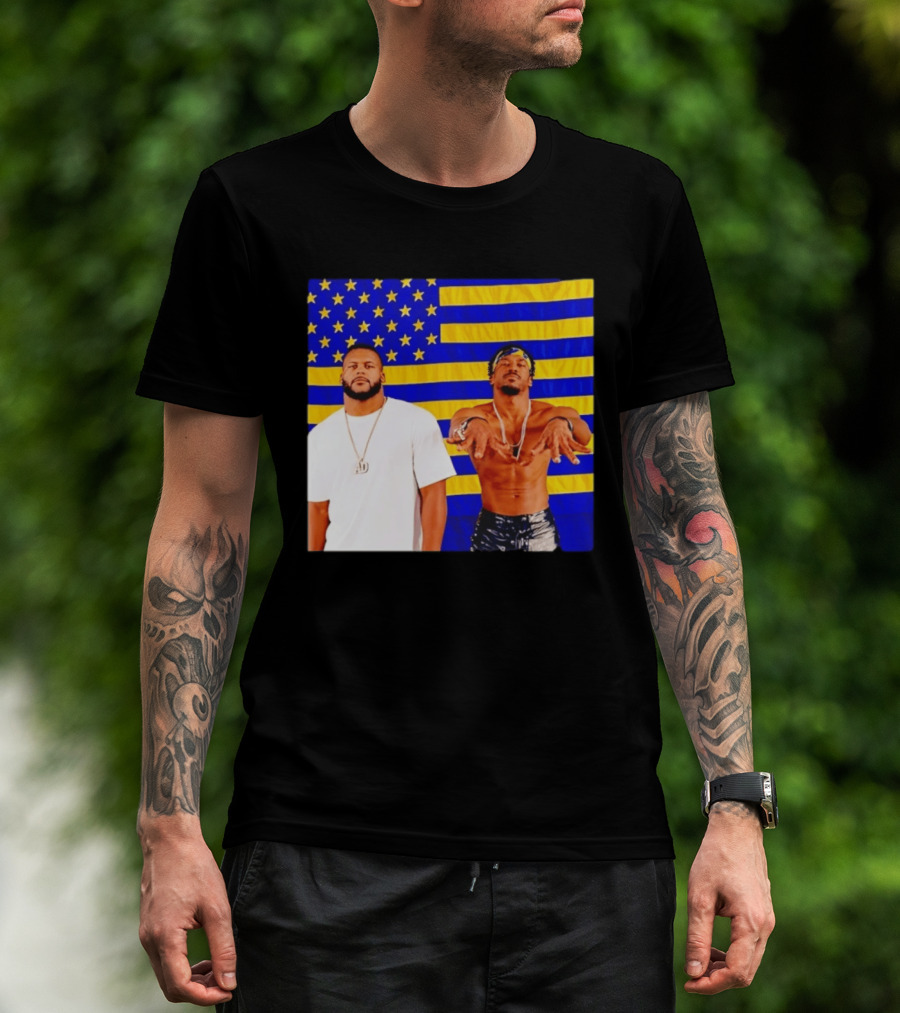 Aaron Donald And Jalen Ramsey Los Angeles Rams T-Shirt