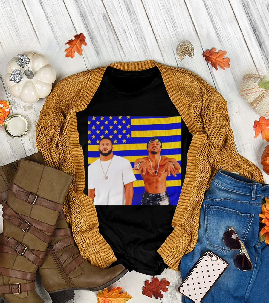 Aaron Donald And Jalen Ramsey Los Angeles Rams T-Shirt