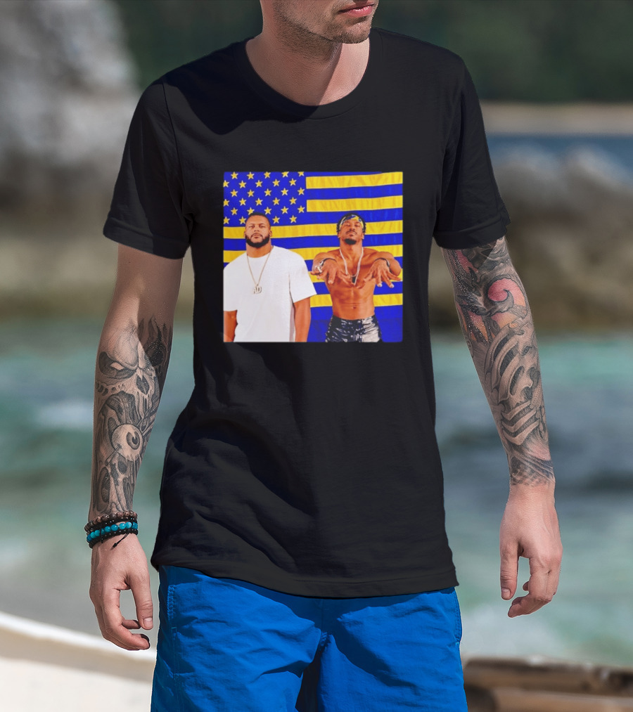 Aaron Donald And Jalen Ramsey Los Angeles Rams T-Shirt