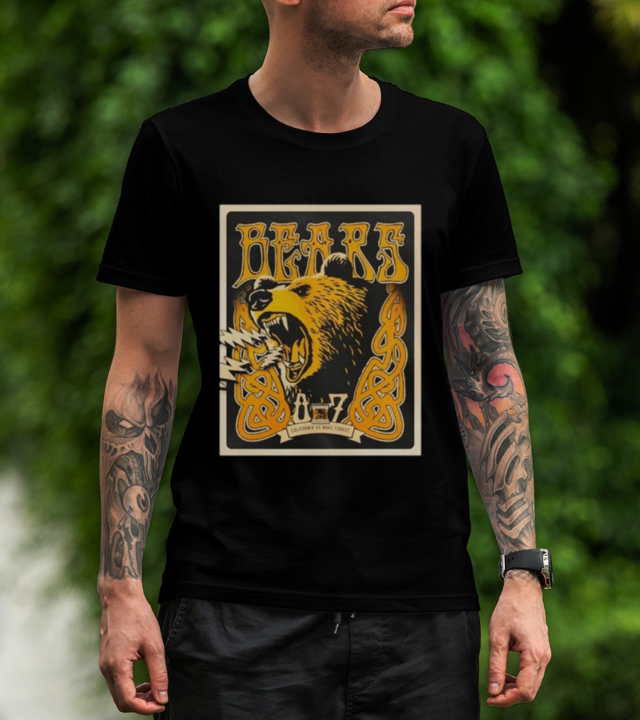 California Vs Wake Forest Bears Grateful Dead Tour 07 T-Shirt