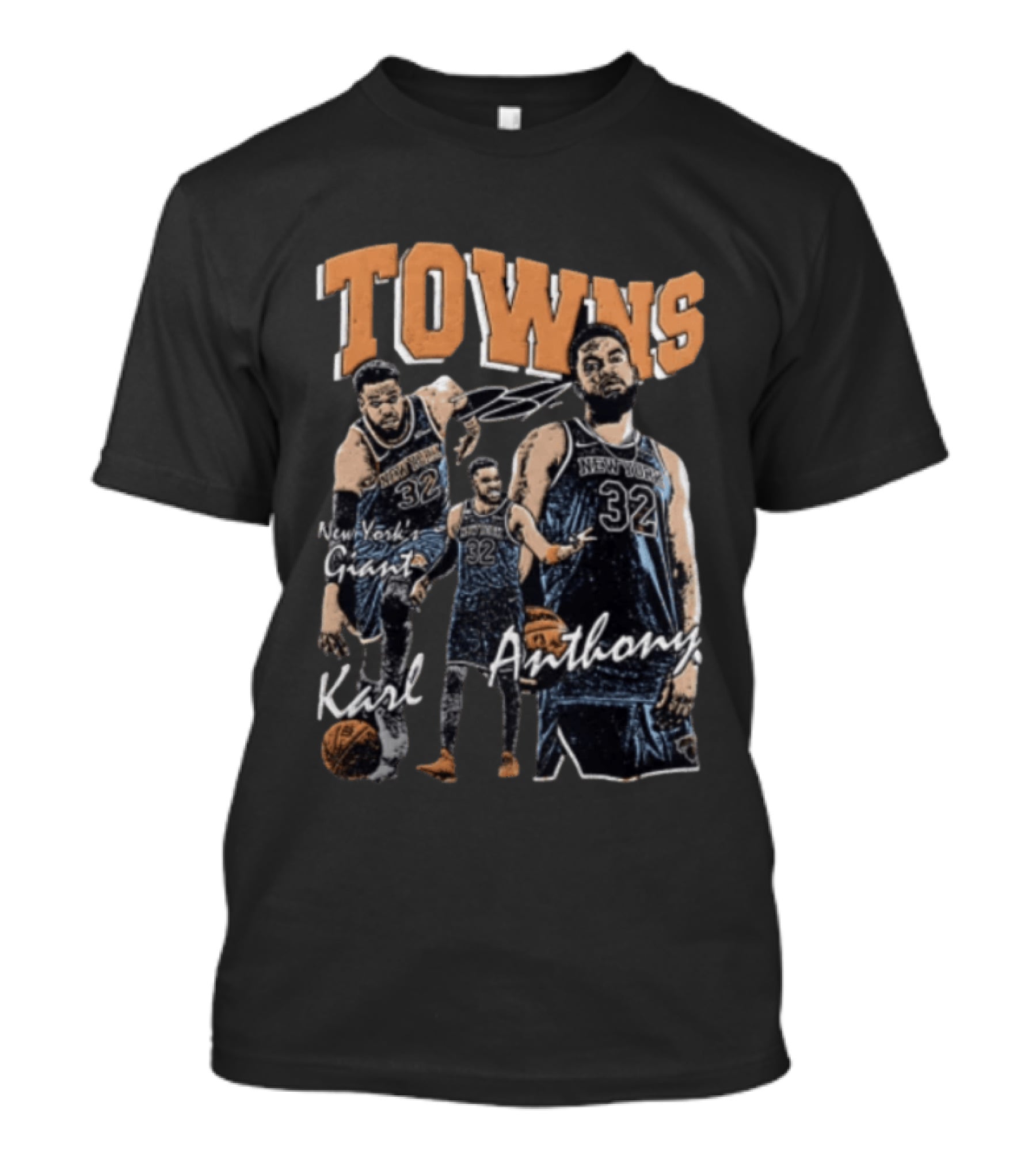 Karl Anthony Towns New York Knicks NBA Yorks Giant T-Shirt
