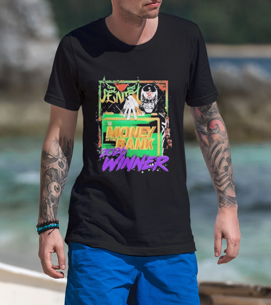 Pentagon Jr Money In The Bank 2026 Winner Wrestling T-Shirt