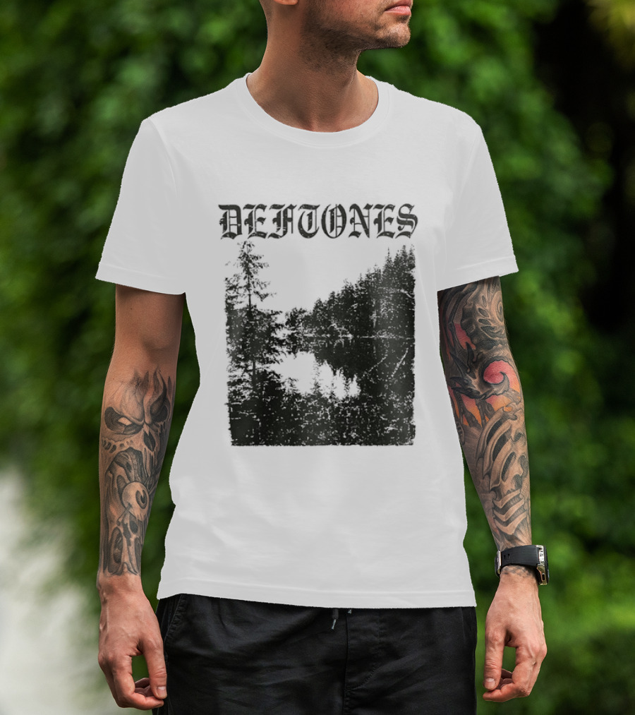 DEFTONES Forest Lake Landscape Alternative Metal T-Shirt