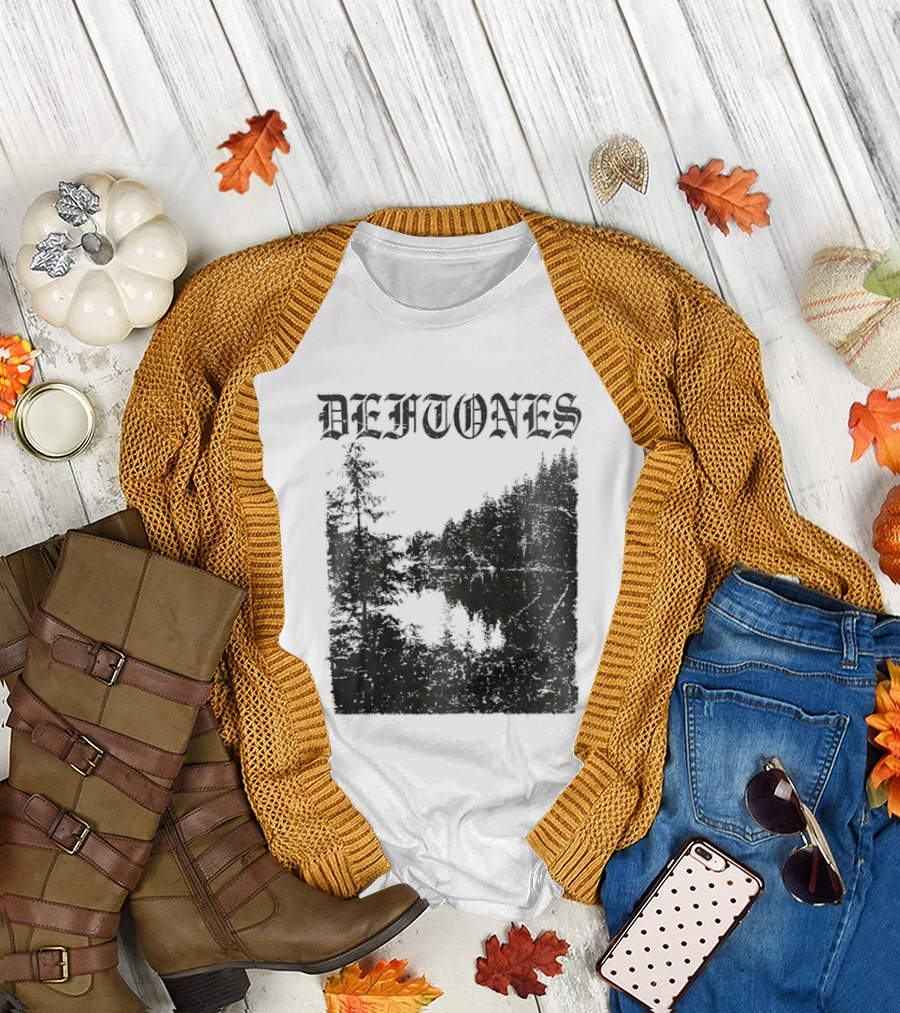 DEFTONES Forest Lake Landscape Alternative Metal T-Shirt